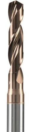 Brocas helicoidales de carburo sólido, 1 pieza, cortador mandrilado CNC para perforación metal duro(4.1-5.0mm)