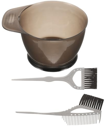 ARTSEWPLY Set de Teinture Cheveux avec Bol Mélangeur Épais et Pinceaux Kit Outils Coiffure Professionnel et Maison pour Coloration Décoloration et Mèches et Réutilisable