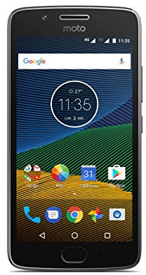 Lenovo Moto G5 Smartphone débloqué 4G [Version Espagne] (Ecran: 5 pouces - 3Go RAM - 16 Go - Nano-SIM - Android) Gris