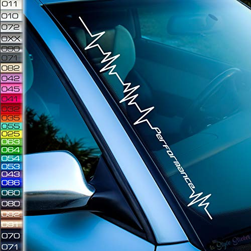 Herzschlag Performance Power Aufkleber Auto-Tuningsticker für Performance-Power Autos