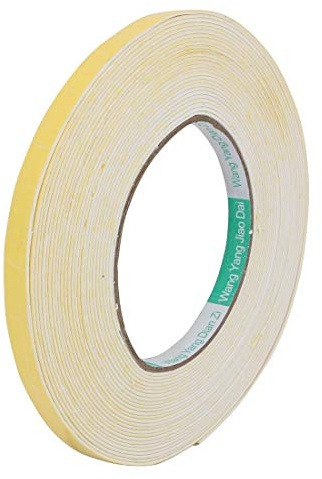 10 mm breit 1 mm dick 10 m lang 10 m lang selbstklebendes Dichtungsband für Fenstertürisolierung gelb weiß