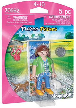 PLAYMOBIL PLAYMO-Friends 70562 Frau mit Katzenbabys, Ab 4 Jahren