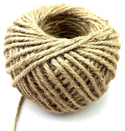 YITON Cat Scratch Post Natural Jute Twine Burlap String Hemp Rope For Cat Pet Scratching Post Cat Climbing Frame Cat Tree Replacement Rope 3Sets 3mm 50M