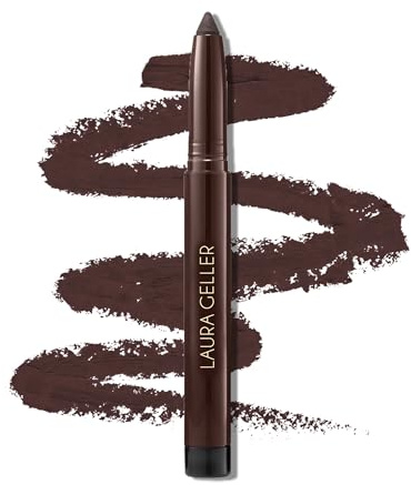 LAURA GELLER NEW YORK Kajal Longwear Kohl Eyeliner Pencil - Smoky Taupe Kohl - Caffeine and Vitamin E - Smooth & Blendable Liner - Built-In Sharpener