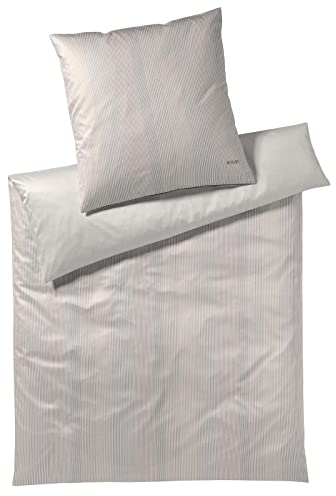JOOP! Satin Kissenhülle Groove 4107 | 7 Natur - 40 x 80