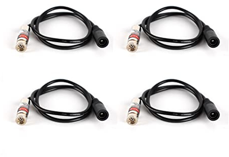 Red line Laser Module, Industrial Laser Module, Adjustable Focus, line Length 19.7″ DC Plug Diameter (traverse-4pack)