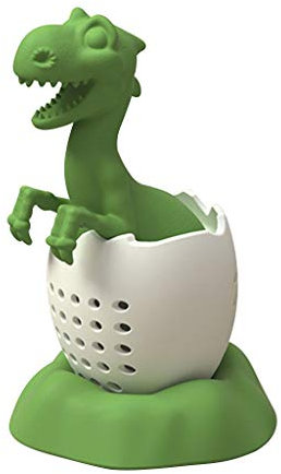 Filtre à thé créatif en silicone pour sachet de thé, filtre dinosaure, filtre réutilisable, infuseurs à théière, cuillère à café, outils en feuille de thé