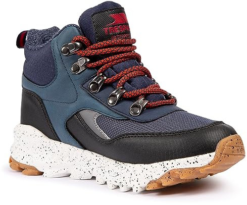 Trespass promenadstövlar för barn vattentäta tres-Tex casual Hi-Top Boot Breck, Marinblått Xsp, 5.5 UK