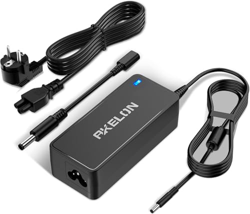 AKELON 65W 45W Cargador Portátil para DELL Inspiron 11 13 14 15 17 3000 5000 Series Latitude E6440 3520 XPS 13 14 15 9333 19,5V 3,34A Alimentacion Adattatore