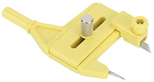 Zirkelschneider, Hochwertiges Kreisförmiges Schneidwerkzeug mit 1,5 Bis 50 Mm Radius, Geeignet Zum Basteln, ABS-Material