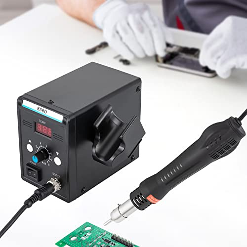 Hot-Air Soldering Rework SMD Station 100°C-500°C Hot Air Rework Station Heating Gun Hot Air Gun Soldering Iron Welding Station Kit