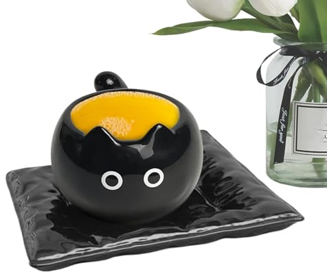Cat tasse de café, tasse de chat - 210 ml Kitten Coffee Mug TaU Tap,ACCESSOIRES DES FEMMES DE GRAND CALIBRE, à boire des fournitures, à une dynamique de nouveauté pour les bureaux