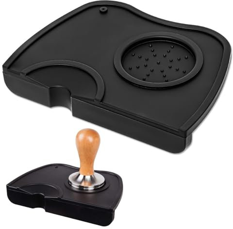 OHREN Tappetino per Caffè Espresso, 1 pezzo, Antiscivolo in Silicone, Silicone per Macchina da Caffè, Accessori Caffè, Tappetini per Tamper per Barista Tool Home Cucina Caffetteria