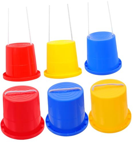 Vaguelly 3 Paar Sensory Training Stelzen Rocket Launcher für Bounce Jumping Stelzen Springeimer für Springschuhe Stelzen Hellgrün