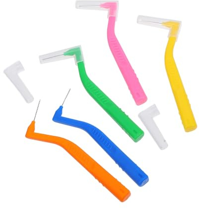 Scovolini Interdentali l 5 Pezzi in Acciaio Inossidabile, per Denti | Nylon e Polipropilene, Compatto, Delicata e Affidabile, per Viaggio e Attività