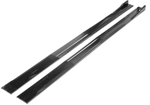 Seitenbretter Schweller Für VW Für Golf MK5 MK6 MK7 CC Für Passat Für Jetta 2m/2,2m Universal Seitenschwellerverlängerung Kipphebel Lippentrenner Stoßstange Auto-Seitenschweller(Glossy Black)