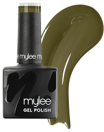 Mylee Gel Nail Polish 8ml [Oasis] - UV/LED Soak-Off Nail Art Manicure Pedicure for Professional, Salon & Home Use [Green Range] - Long Lasting & Easy to Apply