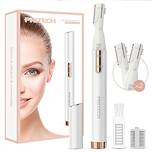 Eyebrow Razor, Facial Hair Remover for Women, Battery-Power Eyebrow Trimmer