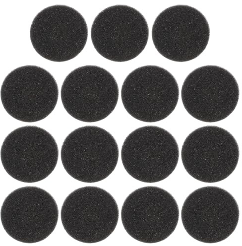 Cabilock 15pcs Makeup Sponge Pads Eye Shadow Brush Cleaning Sponges Dry Cleaner Replacement Cotton Core for Quick Makeup Brush Maintenance at Home