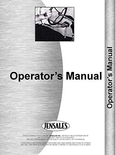 Allis Chalmers 102 Rotary Cultivator Operators Manual