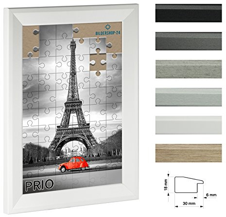 Bilderrahmen für Puzzle PRIO 68x98cm Weiß (matt) für ca. 1500-2000 Teile