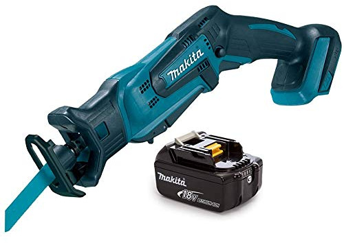 Makita DJR183Z 18V Cordless Li-ion Mini Reciprocating Saw with 1 x 5Ah Battery