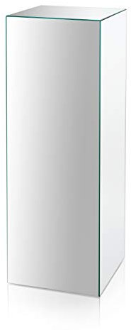 freeroom24 Blumensäule, Säule, Dekosäule Till aus Spiegel, 30 x 30 x 90cm