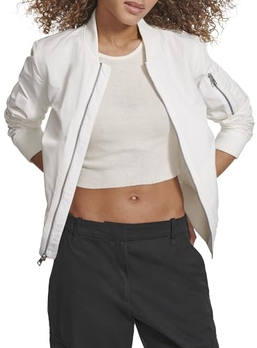 Levi's Womens Melanie Newport Bomber (Regular & Plus Size) Transitional Jacket, White, Small US