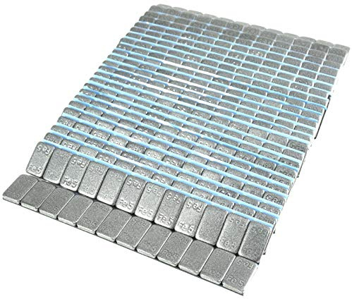100 Streifen 60g (12x5g) Klebegewichte Anthrazit Auswuchtgewichte Kleberiegel Fe5 mit Abrisskante / 6kg