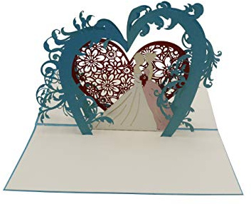Pareja de boda del mismo sexo, matrimonio, boda de lesbianas, mujer de novia, Mrs.Mrs, tarjeta plegable 3D, tarjeta pop up, tarjeta de felicitación