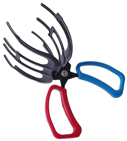 2/3 Claw Fish Gripper Fishing Pliers Gripper Iron Grabber Fish Grips Holder Anti-Slip Fishing Pliers Control Clamp Claw Fish Pliers Catch Fishing Accessories For Most Freshwater Tackle Holder ( Color