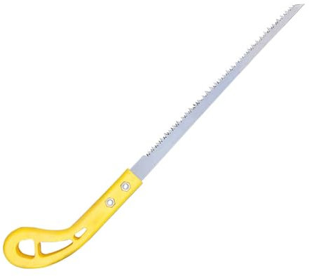 Sierra de mano pequeña, sierra de mano portátil for exteriores, sierra de mano portátil for jardinería afilada for exteriores, sierra de mano de 9 pulgadas for cortar madera(Size:Yellow Handle)