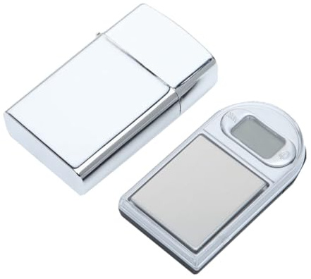 Amosfun Digitale Taschenwaage Gramm Miniwaage Schmuckwaage Gramm Digitalwaage Kompakt Batteriebetrieben Hochpräzise