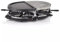 Wintem Griglia Ovale 4in1 Antiaderente 1200W con 8 Padellini 45x31x12cm - Cavo 2m e Piedini Antiscivolo - Combina Piastra per Raclette, Barbecue da Tavolo, Grill in Pietra e Set per Grigliare