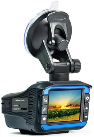 Détecteurs De Radar Portables Automatiques avec Caméra De Tableau De Bord DVR, Contrôle De La Vitesse du Véhicule, Alarme Vocale De Sécurité, Détection De Radar 2 en 1(32G)