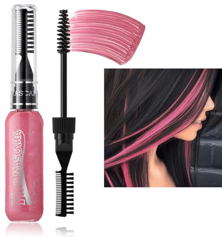 Peigne craie cheveux Double Tête 8 Couleurs | Set Colorant Cheveux Longue Tenue Hommes femmes adolescents fête cosplay Halloween Noël de rôle