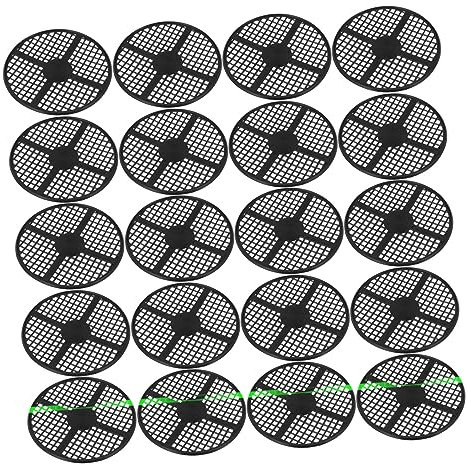 Toddmomy 20piezas Rejillas De Drenaje para Macetas Almohadillas De Malla para Bonsáis Bases Transpirables para Macetas Previene Fugas De Tierra