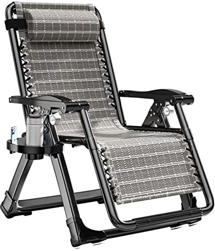 Lsoiup Zero Gravity Gartenliegestuhl, Faltbare Gartenmöbel, trägt 160 kg