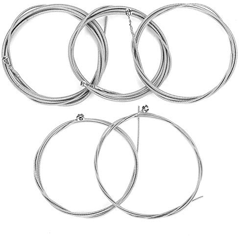 Elektrische Bassschnüre, 1 mm 1,4 mm 2 mm 2,5 mm 3 mm 5pcs Akustische Bass -Saiten Ersatz -Set Instrumentenzubehör