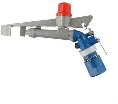 Spruzzatore a 1 pollice 35-40M dello spruzzatore dello spruzzo di irrigazione Copertura di ampia area Spruzzatore dell'acqua da 360 gradi per le colture del prato inglese del giardino con il materiale