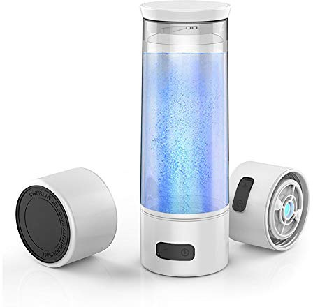 Bouteille d'eau hydrogénée Portable 4 Minutes, générateur d'eau ionisée Rechargeable, Bouteille d'eau hydrogénée à Tasse d'énergie alcaline, 300 ML