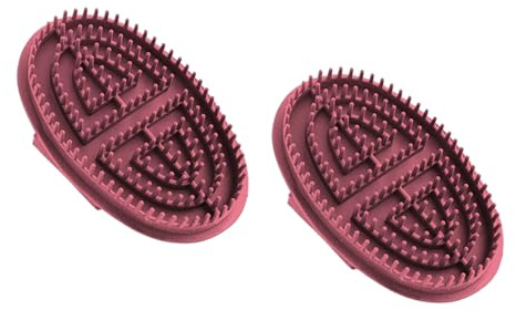 SHUOHONG 2 Pezzi Meridian Brush, Spazzola Corpo Ergonomica, Pennello Meridiano Professionale, Spazzola Dry Brushing Corpo, Portatile per Massaggi, Utilizzati per Massaggiare