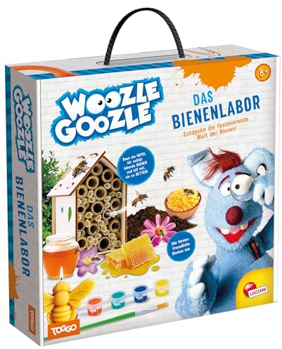 Lisciani - Woozle Goozle Bienenlabor - Experimentierkasten Kinder ab 8 Jahren - Bienen Set zum Entdecken und Beobachten - Natur Lernspiel mit Experimenten und Bienenhaus