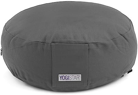 Yogistar Meditationskissen - Rund Graphit