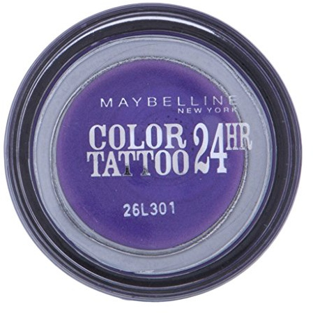 Maybelline New York Lidschatten Eyestudio Color Tattoo 24h Endless Purple 15 / Gel-Cream Eyeshadow Lila metallic, langanhaltend, 1 x 4 g