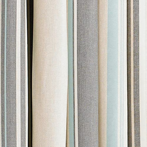 Riva Home Broadway Eyelet Curtains - 2 Panels - Width x Drop - 168 x 183cm (66 x 72) - Duck Egg Blue