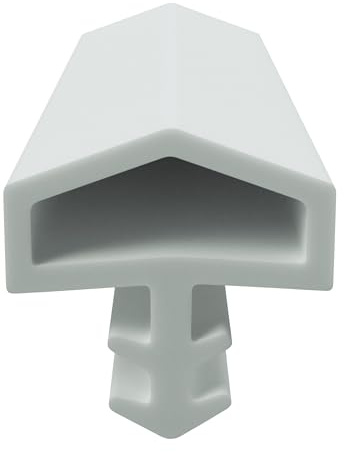 DIWARO. | Zimmertürdichtung ZT050 | weiß | 5 Meter | TPE | Türdichtung für Zimmertüren und Innentüren aus Holz - optimale Abdichtung