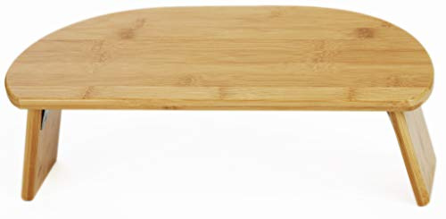 Green Eos Bamboo Ergonomic Folding Meditation Bench - Seiza Bench - Ideal for Vipassana and Transcendental Meditation