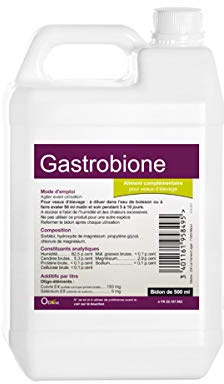 Hippocampe Caen gastrobione Supplement nutritionnel diarhees bovin Solution buvable bidon de 500ml