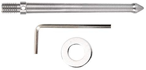 Metall - Spike - Mount - Adapter für Stativ Einbeinstativ mit 3/8 Zoll Schraubgewinde Kamerazubehör für Sand, Schlamm und Hang usw(12cm)